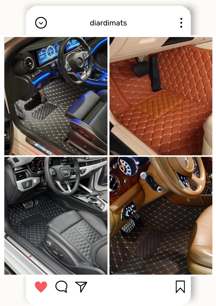 Mode Design Universal Leder Auto Fußmatten, Auto Teppichmatten,  Wasserdichte, Schmutzabweisende Fußmatten Für Autos, Für 99 % Der Autos Von  36,05 €